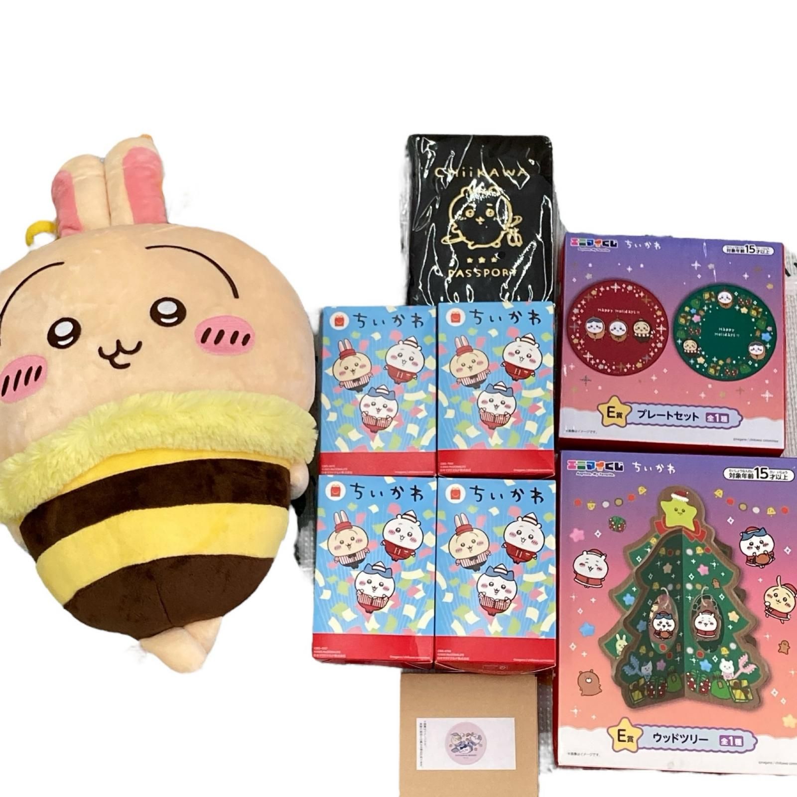 186000 現状品 ちいかわ ハッピーセット ぬいぐるみ キッチン用品等 