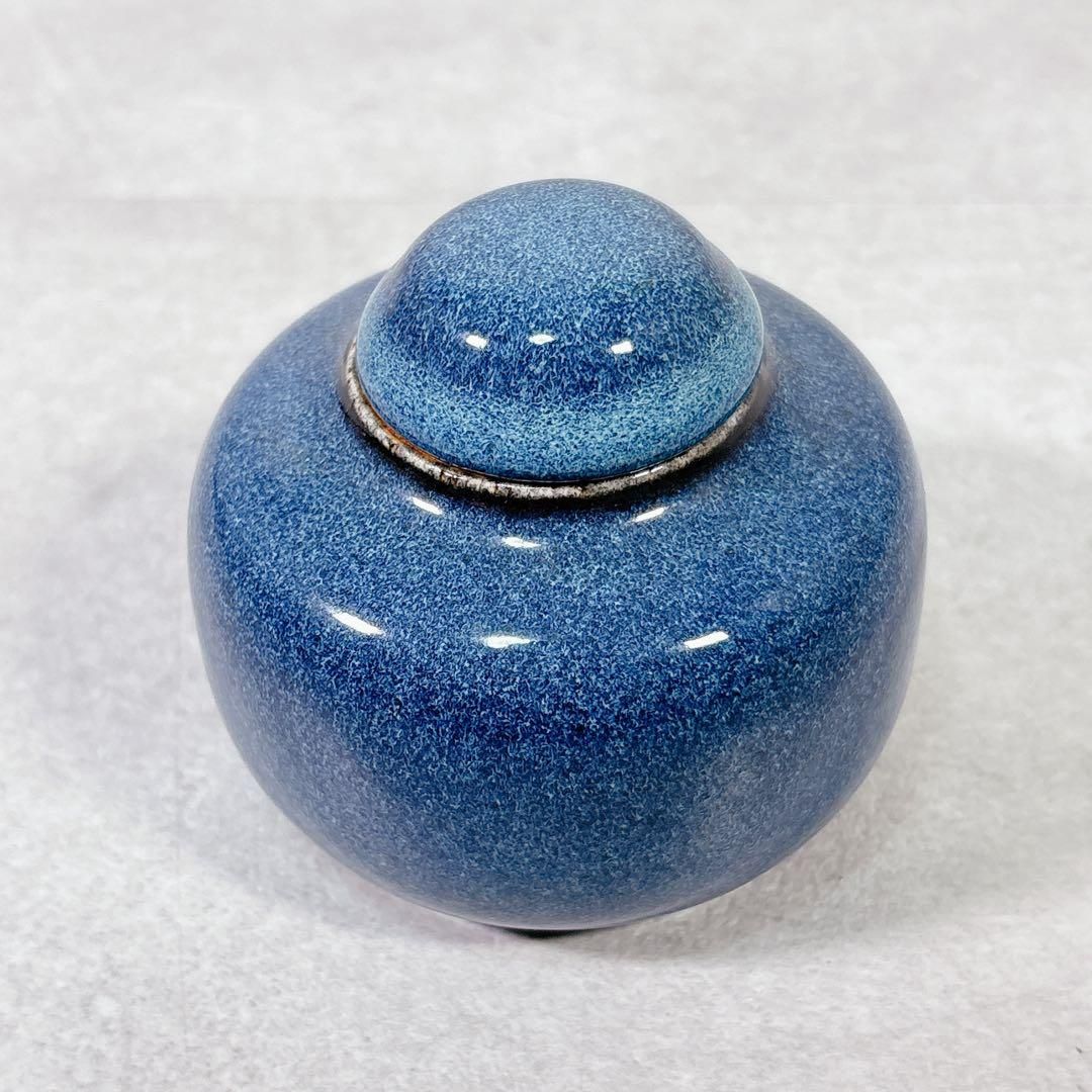 S063 ヴァルデマー ペターセン ヴィンテージ 茶釉線文 小壺 デンマーク S063 ヴァルデマー ペターセン ヴィンテージ 茶釉線文 小壺 デンマーク