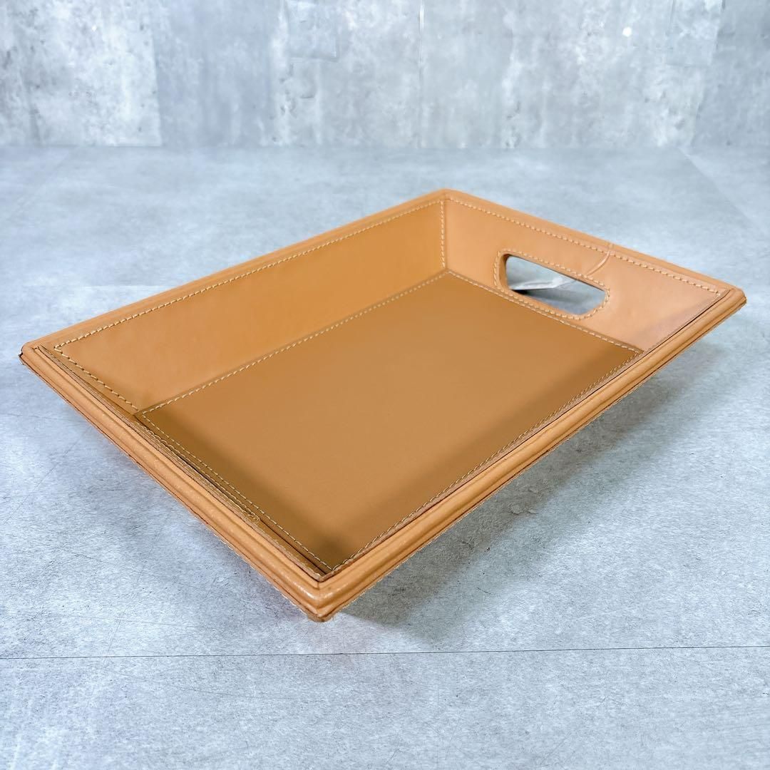 S018 FOXEY フォクシー レザートレー 本革 革トレー レザーベース