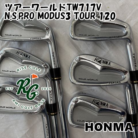 ホンマ TW717V #5～#10 6本セット MODUS3 120(S) ツアーワールドTW717V