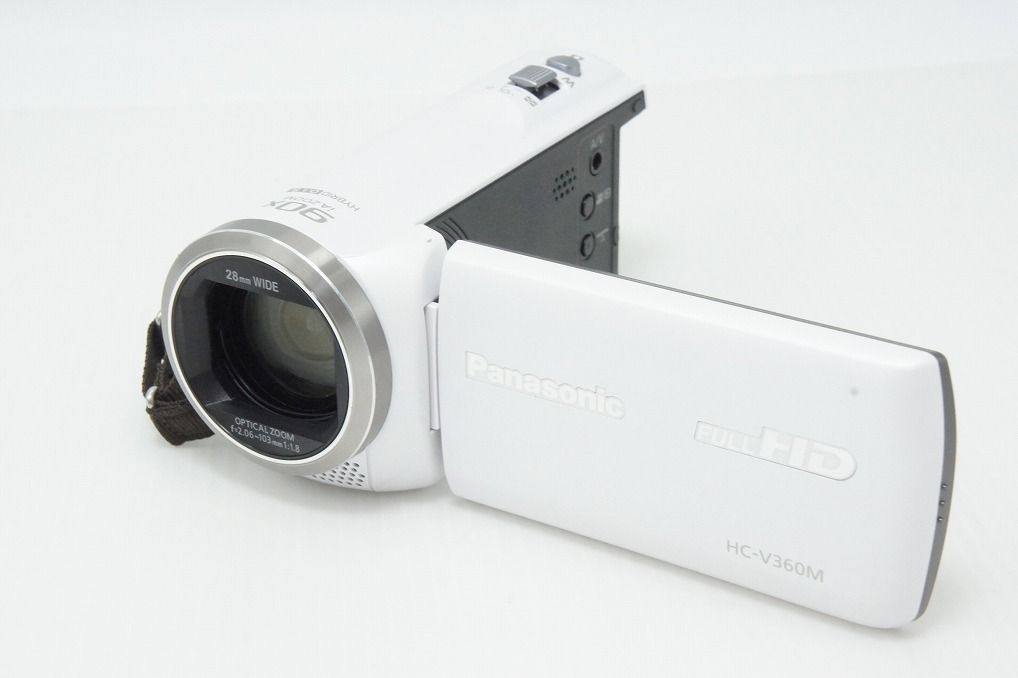 Panasonic HC-V360M ホワイト Panasonic パナソニック デジタルハイビジョンビデオカメラ HC-V360M