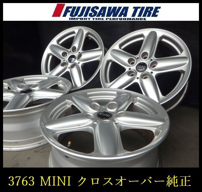 【3763】B送料無料▲MINI クロスオーバー純正▲16x6.5J 5穴 120 +46▲4本 26102564