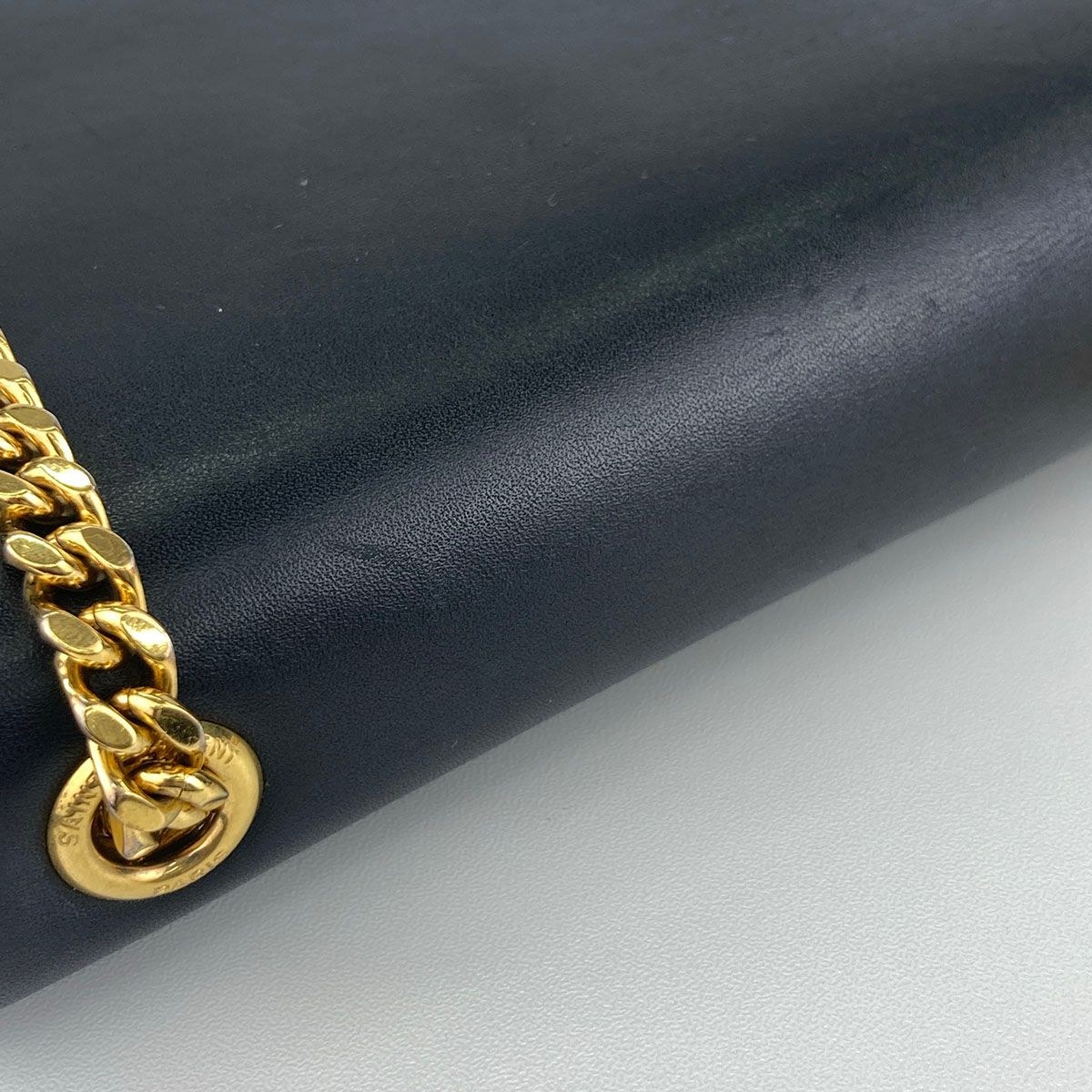 SAINT LAURENT サンローラン ケイト タッセル チェーンショルダーバッグ ショルダーバッグ 354120 レザー ブラック  レディース【中古】 SAINT LAURENT - SAINT LAURENT サンローラン ケイト タッセル