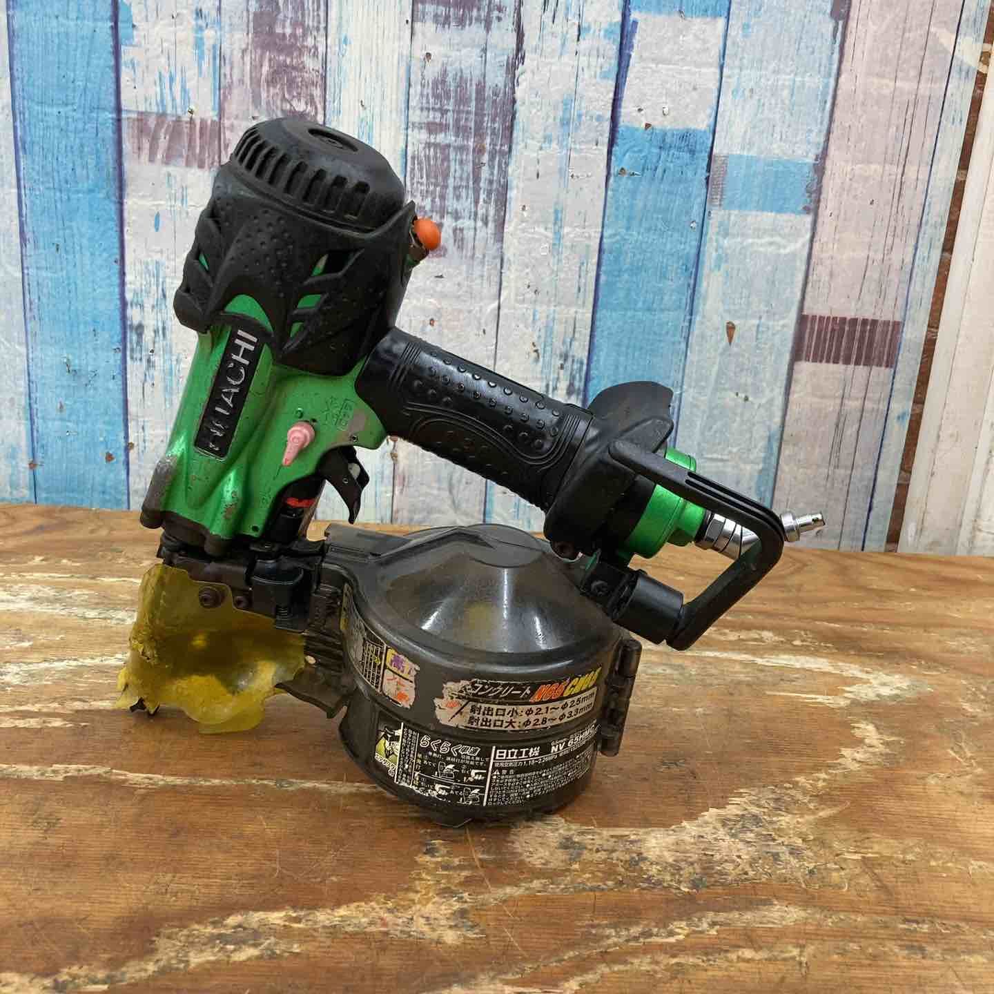 ☆ハイコーキ(HIKOKI ※旧:日立工機) 高圧エア釘打ち機 NV65HMC(L)【柏 