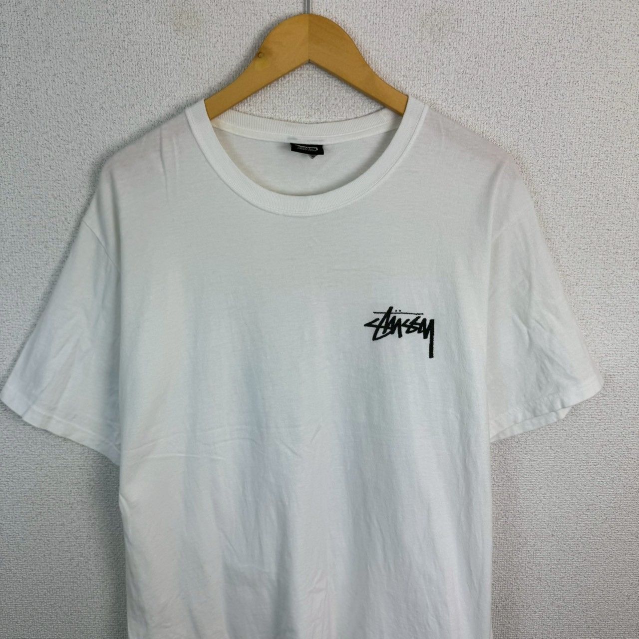 STUSSY ステューシー Tシャツ アートプリント バックプリント ホワイト 