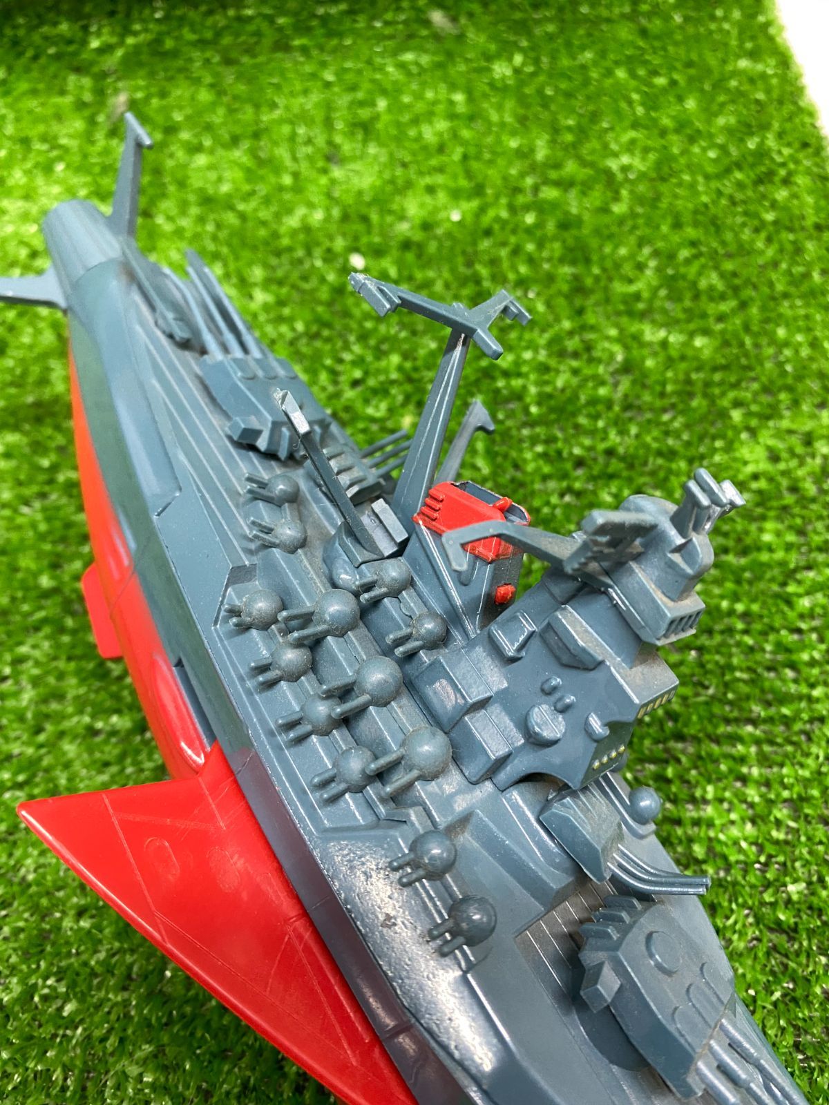 ○野村トーイ 宇宙戦艦ヤマト 1/850 ダイキャスト 欠品 変形あり 経年 