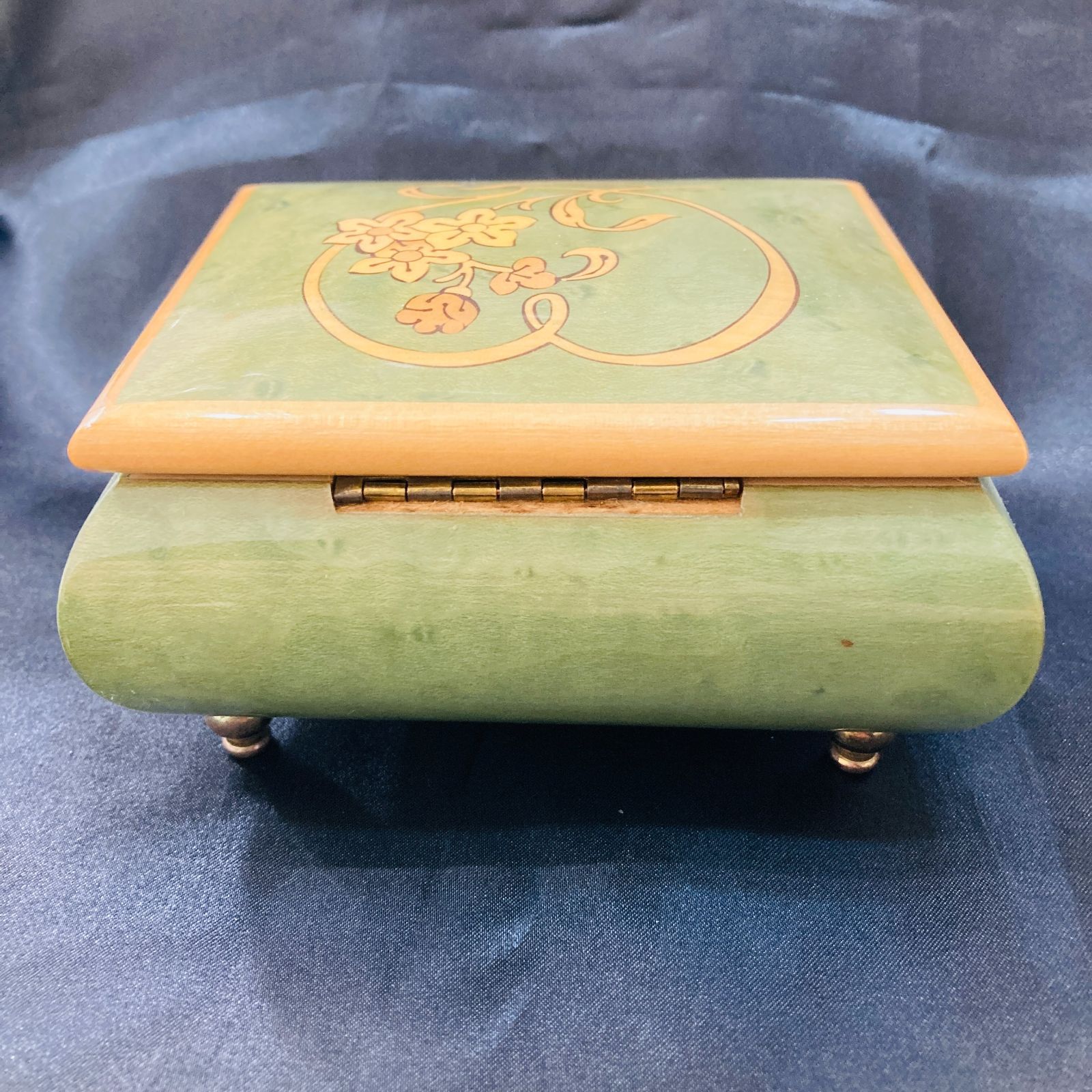 A【稼働品】REUGE リュージュ オルゴール 象嵌 J.パッヘルベル カノン