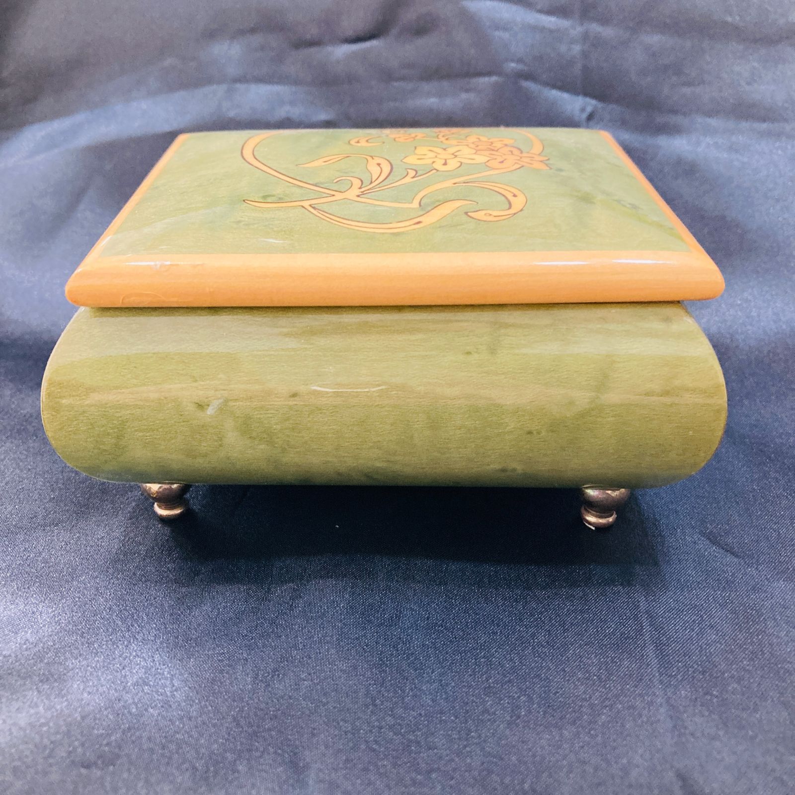 A【稼働品】REUGE リュージュ オルゴール 象嵌 J.パッヘルベル カノン