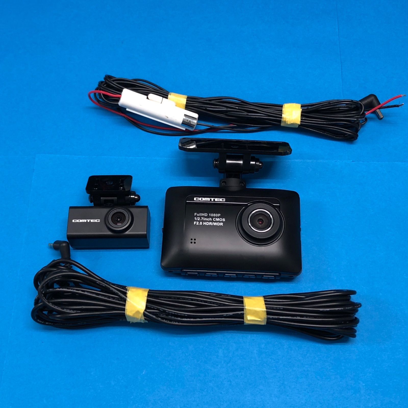 コムテック ドライブレコーダー ZDR-015 前後 2カメラ ドラレコ フルHD
