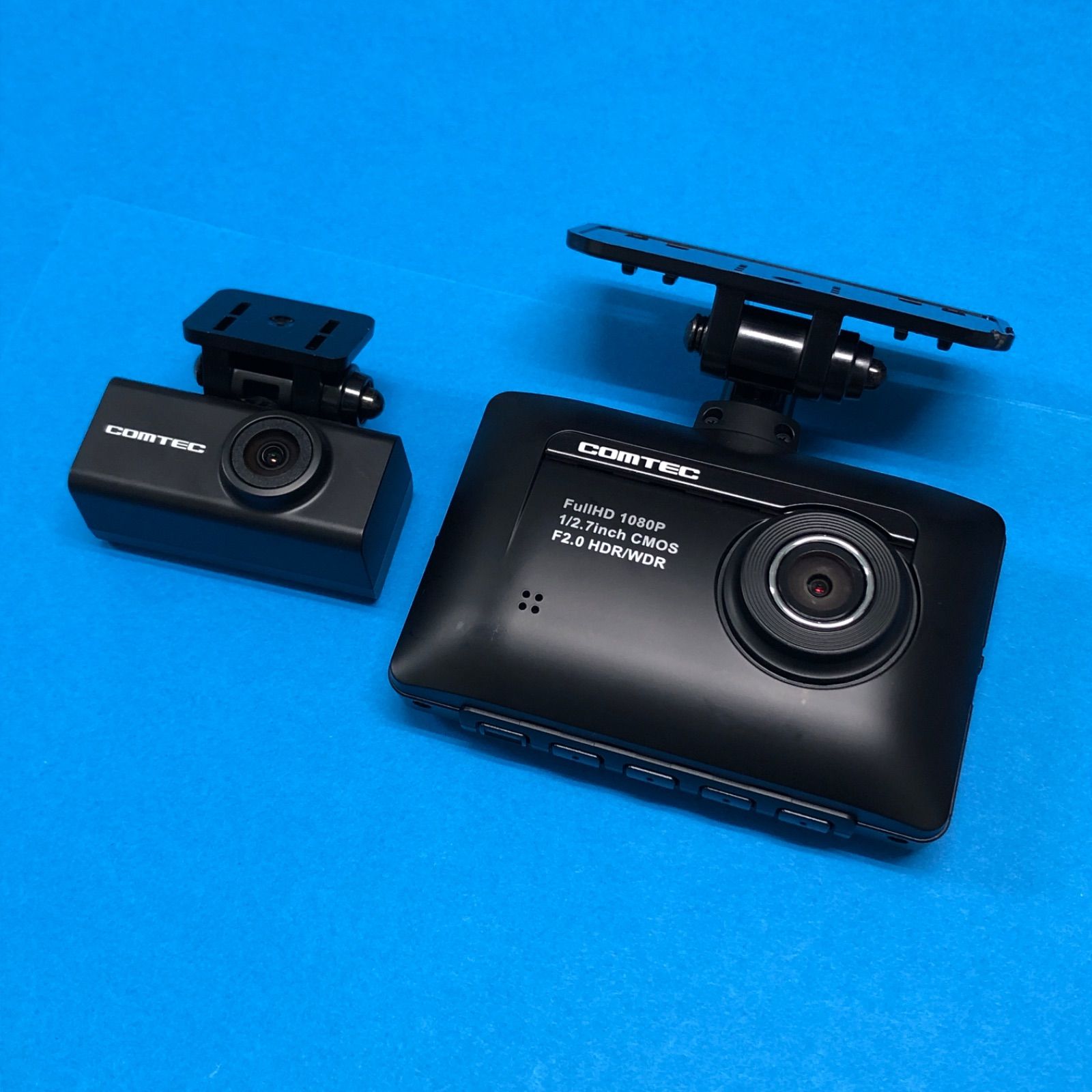 コムテック ドライブレコーダー ZDR-015 前後 2カメラ ドラレコ フルHD