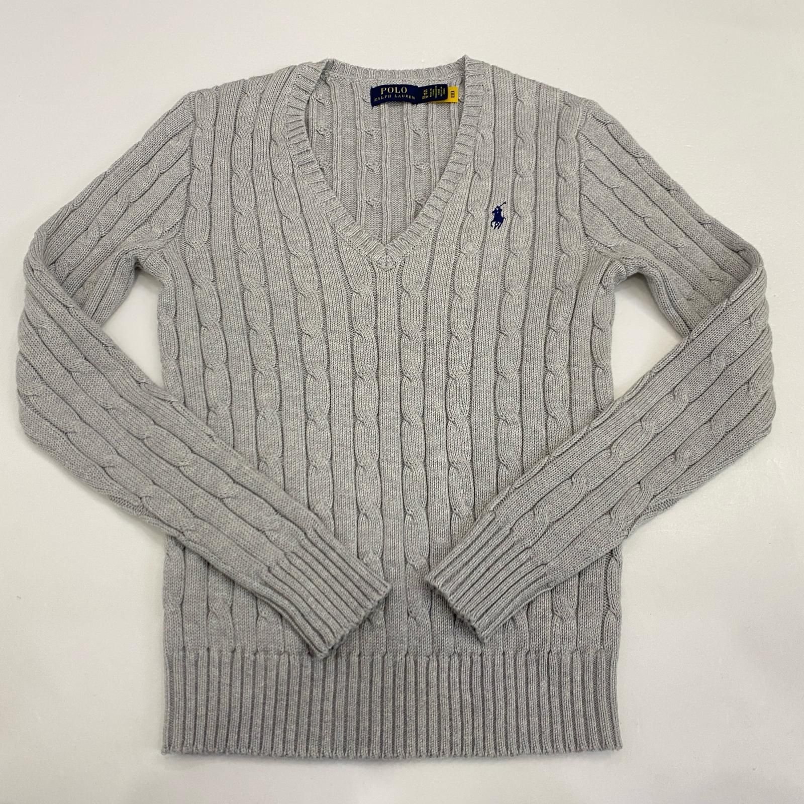 【姫路東店】 中古 POLO RALPH LAUREN | ポロ・ラルフローレン セーター グレー サイズ：XS 【112】 POLO RALPH LAUREN - 【姫路東店】 中古 POLO RALPH LAUREN | ポロ
