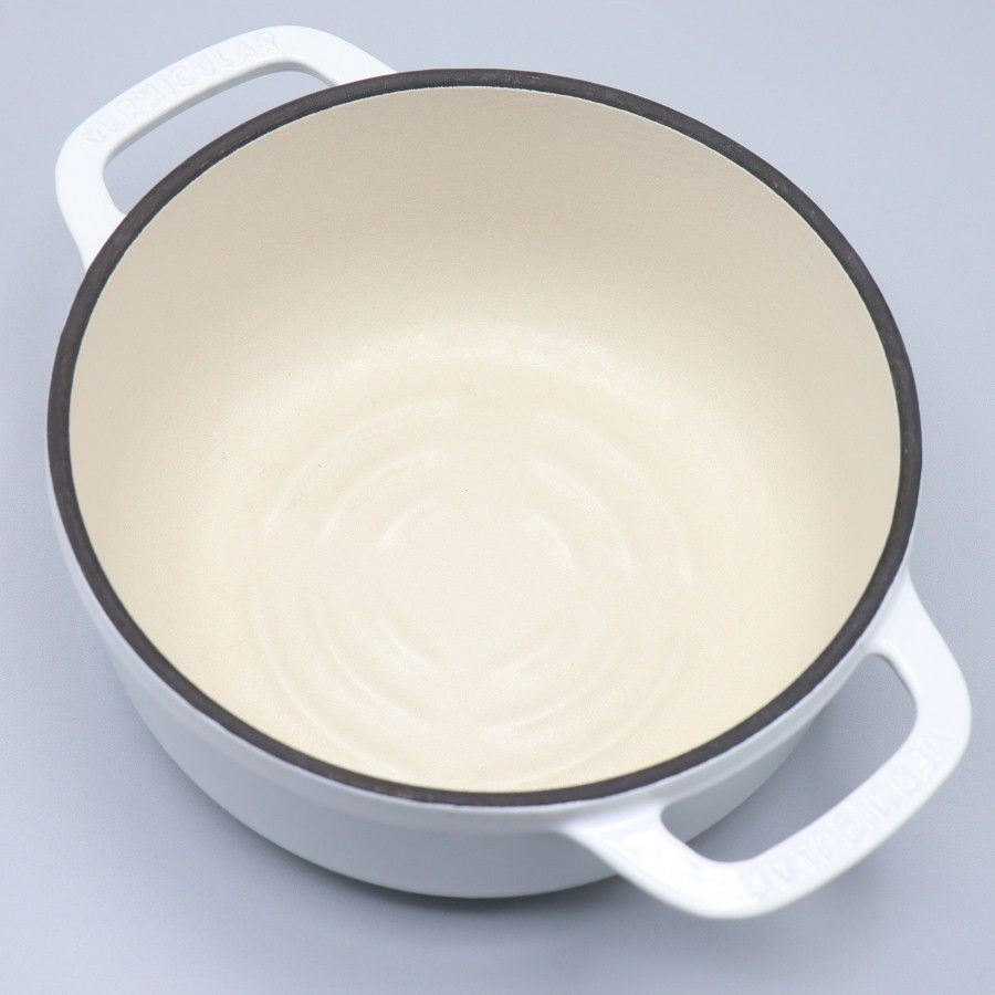 美品】バーミキュラ オーブンポット2 ミニ 14cm OP2R14B-WH シーソルト