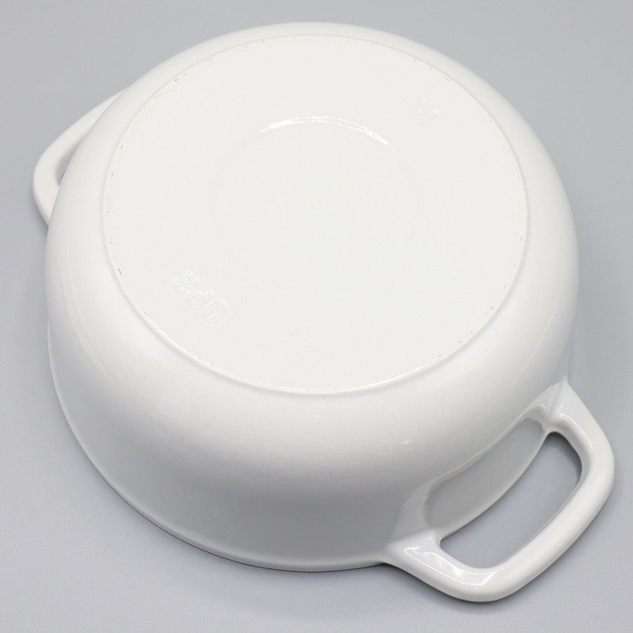 美品】バーミキュラ オーブンポット2 ミニ 14cm OP2R14B-WH シーソルト