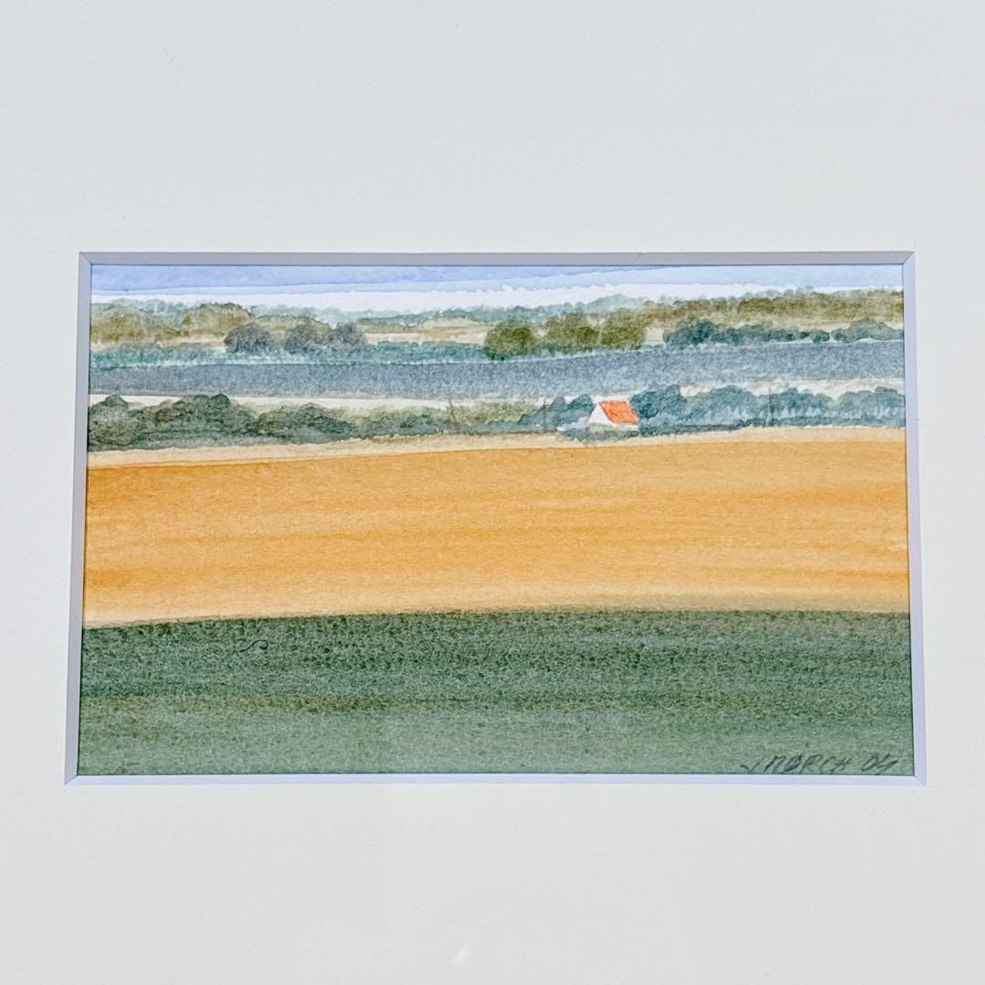 S037 Jytte Morch ユッテ・モルク Landscape 水彩画 - メルカリ