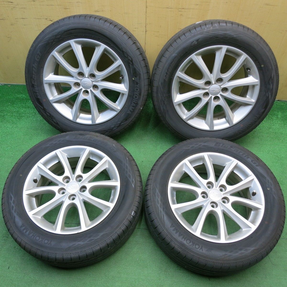 バリ溝！24年！9.5分☆スバル インプレッサ 純正 205/60R16 ヨコハマ