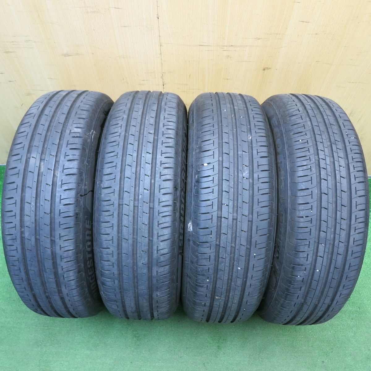 美品！走行距離少！MXPKアクア純正スチールホイールタイヤ　4本　185/65r15 ブリヂストンEcopia EP150 4本価格！23年☆トヨタ アクア 純正 スチール 185/65R15 ブリヂストン