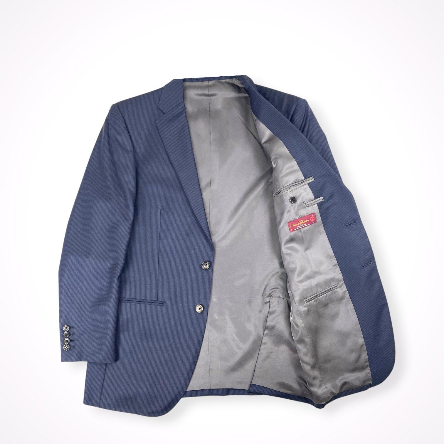 極美品 Ermenegildo Zegna スーツ TROFEO600 シルク Ermenegildo Zegna エルメネジルドゼニア / TROFEO600 ウール×シルク