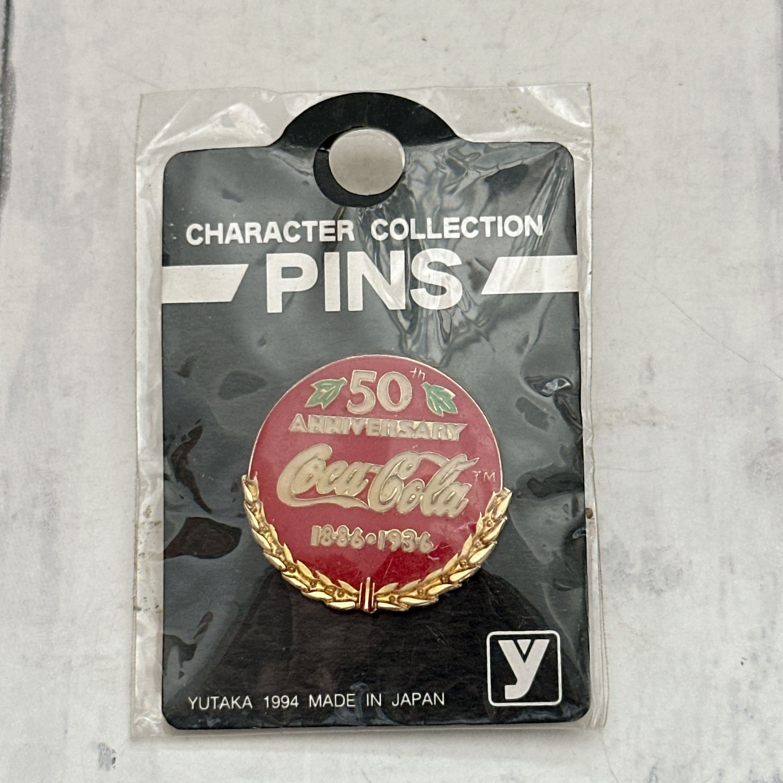 ヴィンテージ コカコーラ 50周年記念 1886-1936 ピンバッジ Coca-Cola