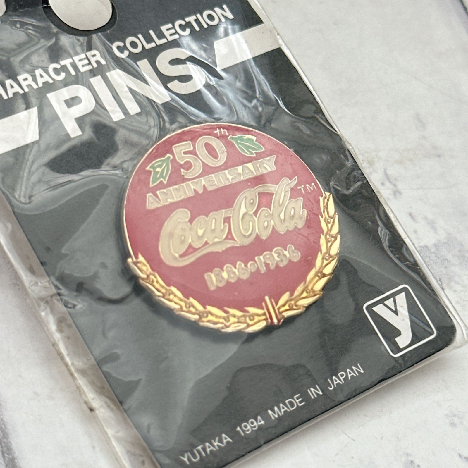 ヴィンテージ コカコーラ 50周年記念 1886-1936 ピンバッジ Coca-Cola
