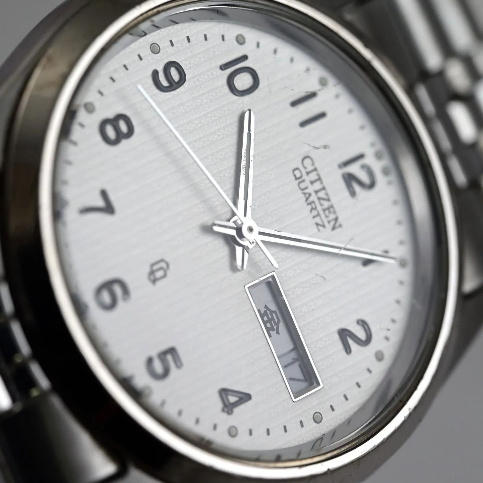 CITIZEN シチズン メンス腕時計 6100-S96389 クォーツ デイデイト Day 