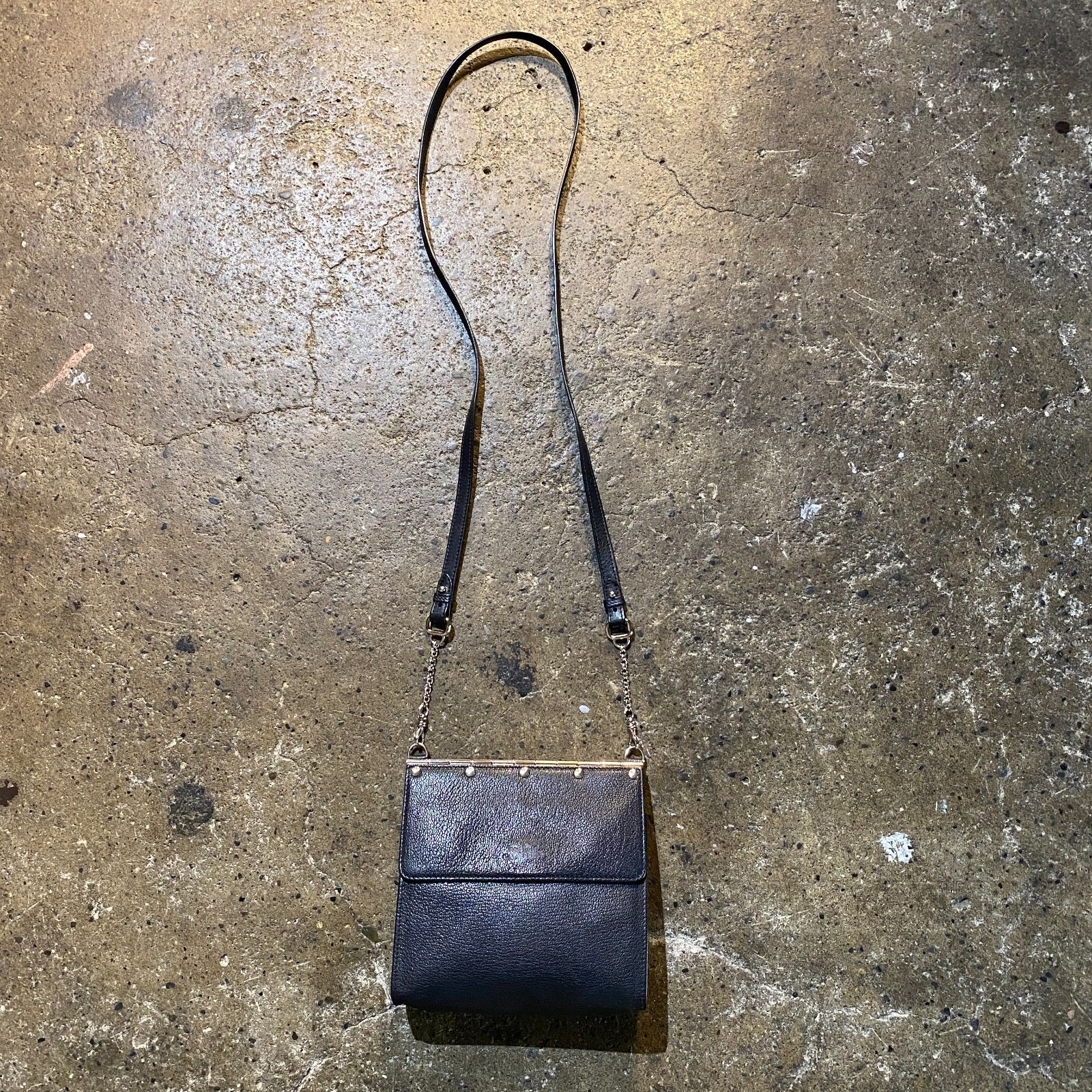 Jean Paul GAULTIER レザー ミニショルダーバッグ スタッズ ジャン 