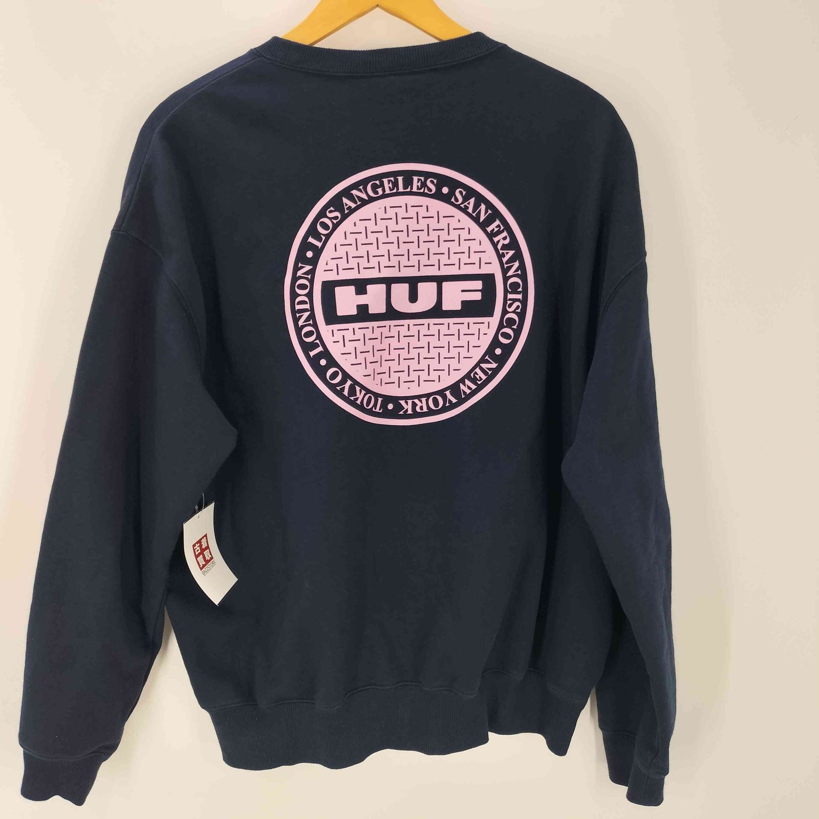 ハフ HUF 25AW MANHOLE CREWNECK マンホール クルーネック スウェット