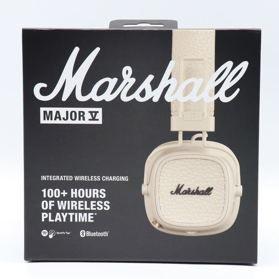 新品未開封】Marshall MAJOR V クリーム ヘッドホン ワイヤレス