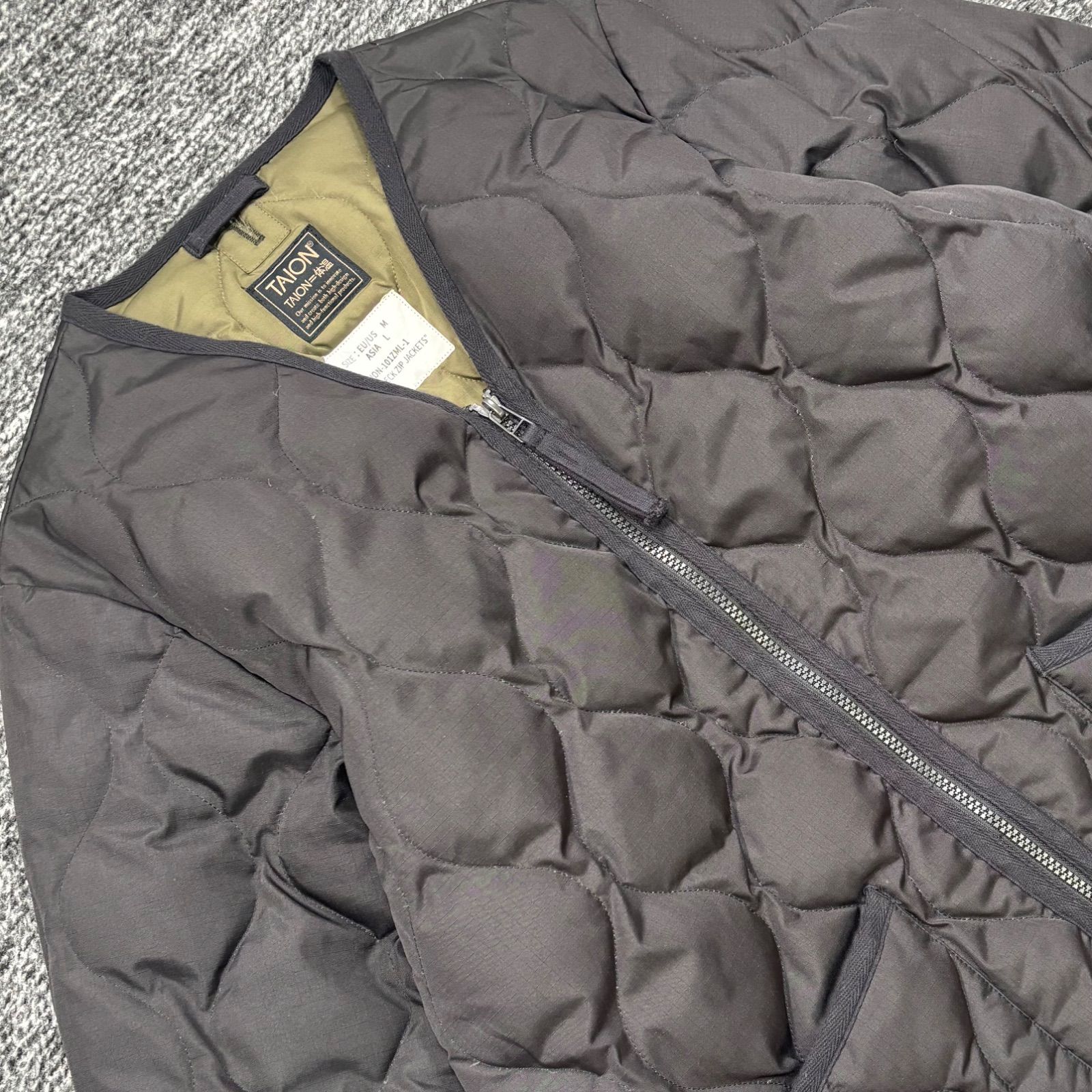 TAION MILITARY W-ZIP TAION-101ZML-1 L タイオン ミリタリー ジップ 