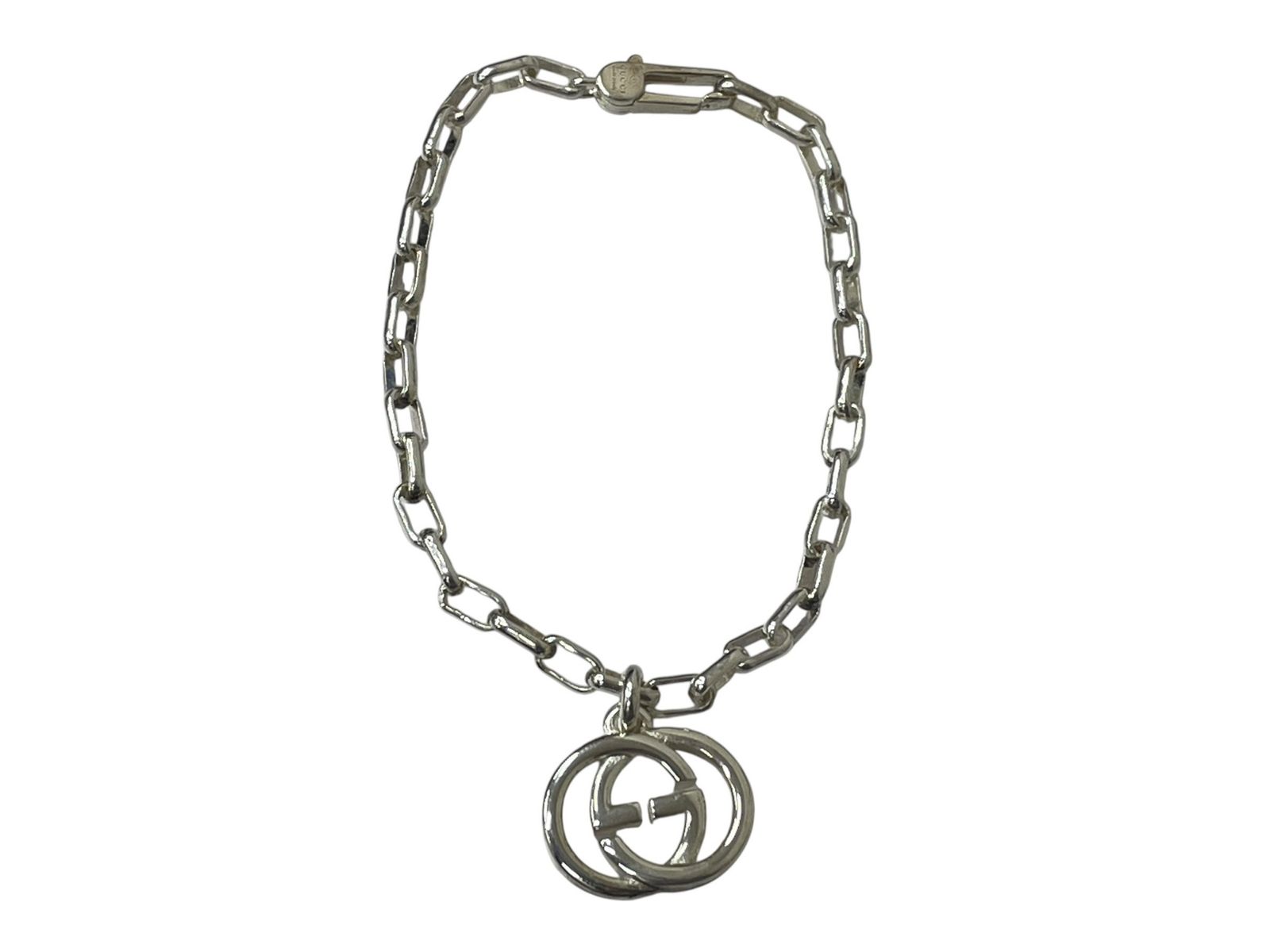 GUCCI (グッチ) インターロッキングG ブレスレット 925 シルバー