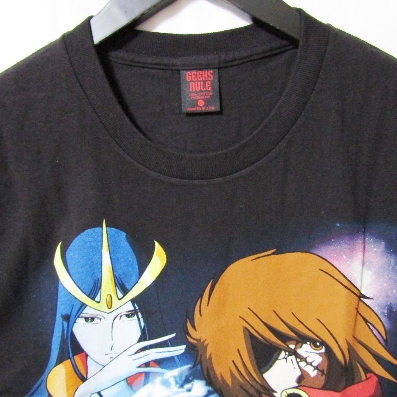 未使用 GEEKS RULE ギークス ルール 半袖Tシャツ Captain Harlock 宇宙