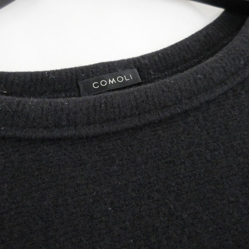 COMOLI コモリ ウールフットボールTシャツ U03-05009 21AW クルー