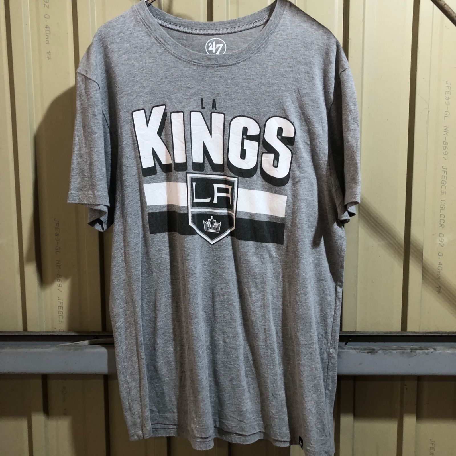 【古着】アメリカ古着llica スカル グレー Tシャツ L 90年代 90s リキッドブルー 骸骨 アメリカ製 | ビンテージ古着屋Feeet