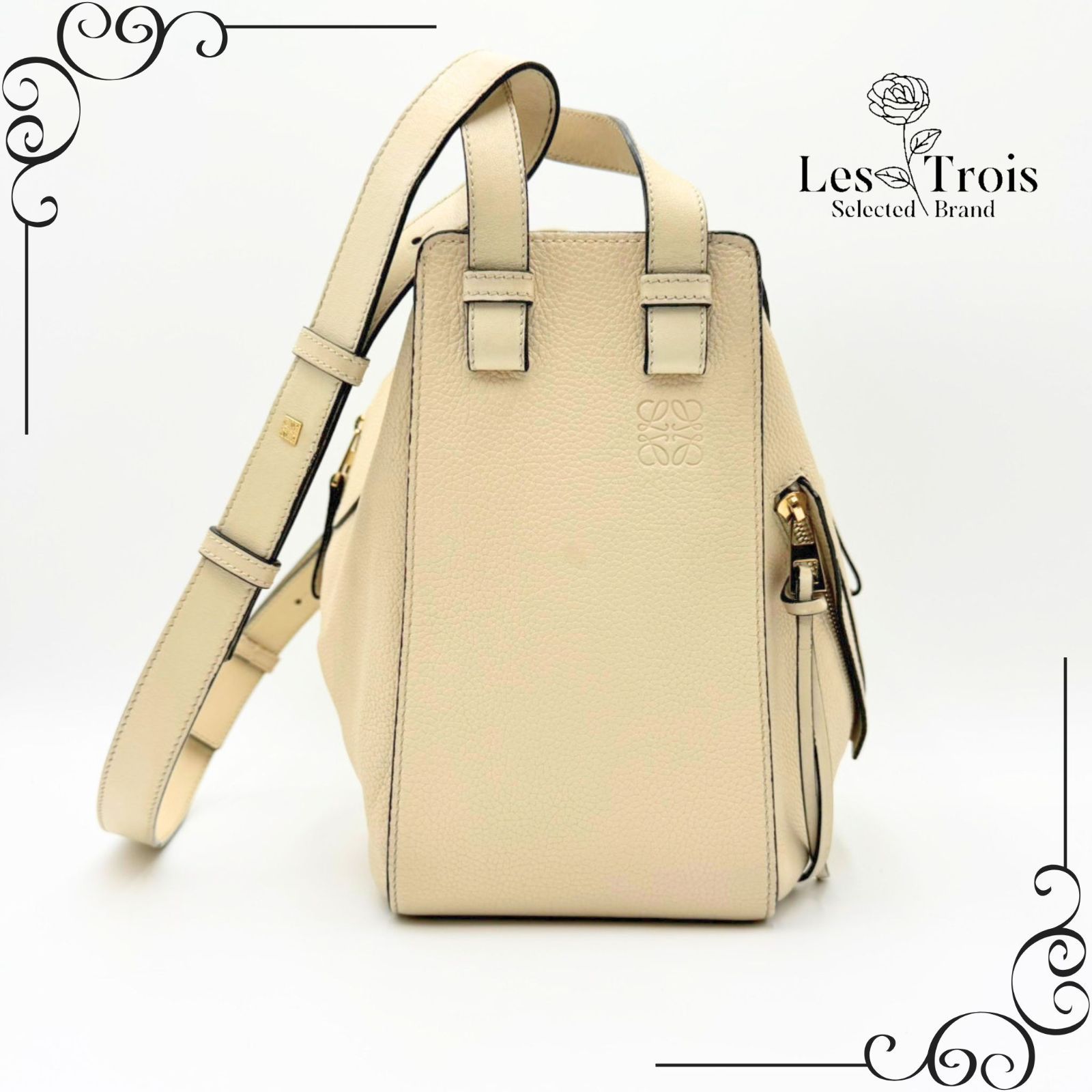 LOEWE ロエベ ハンモック ショルダーバッグ レザー アナグラム 2way 