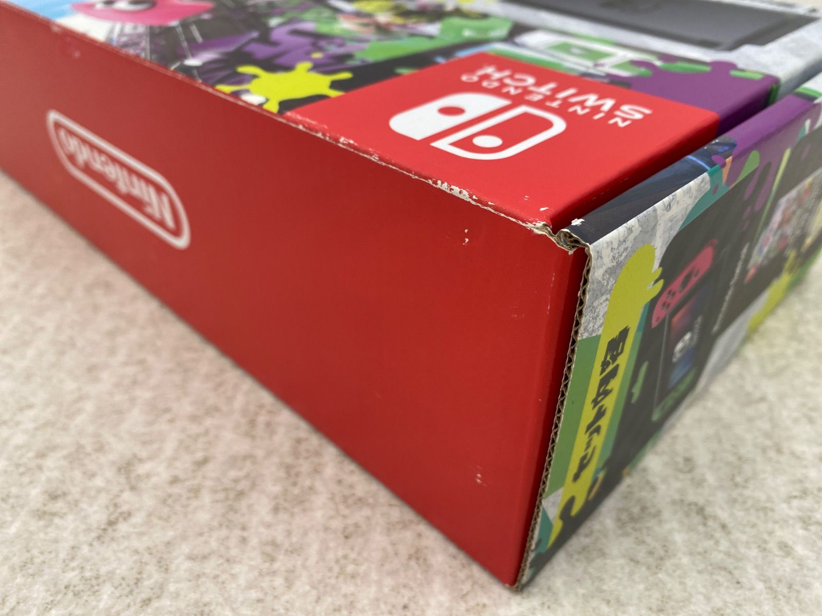 Nintendo Switch Splatoonセット 本体 ジャンク品 Nintendo Switch スプラトゥーン2同梱版 本体セット ジャンク扱い 楽天