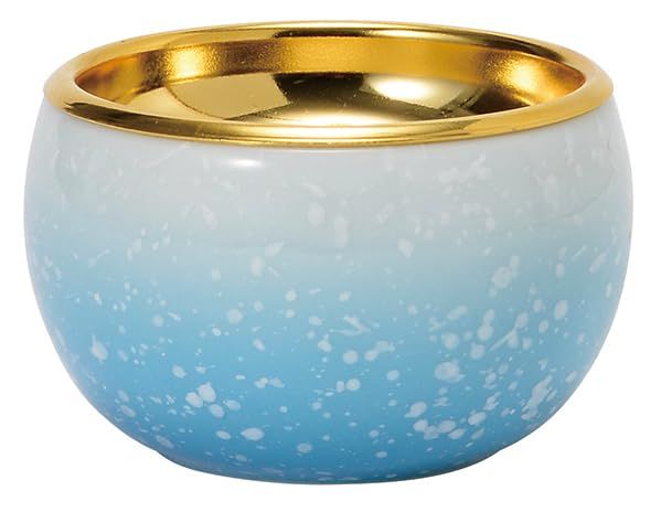 新品 サンメニー 仏壇 仏飯器 仏器 単品 本格 有田焼 日本製 インテリアに馴染む おしゃれ ごはん 茶碗 ご飯入れ 仏具 現代仏壇 お仏壇 仏具小物 天音 桃花ブルー お供え おちゃわん コンパクト 小さい 小物 有田焼(陶器) 仏具セット 直径4.3×高