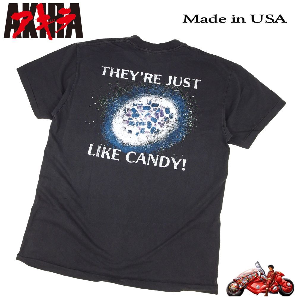 435 AKIRA アキラ アニメ Tシャツ 美品 USA製 ブラック Lサイズ 半袖