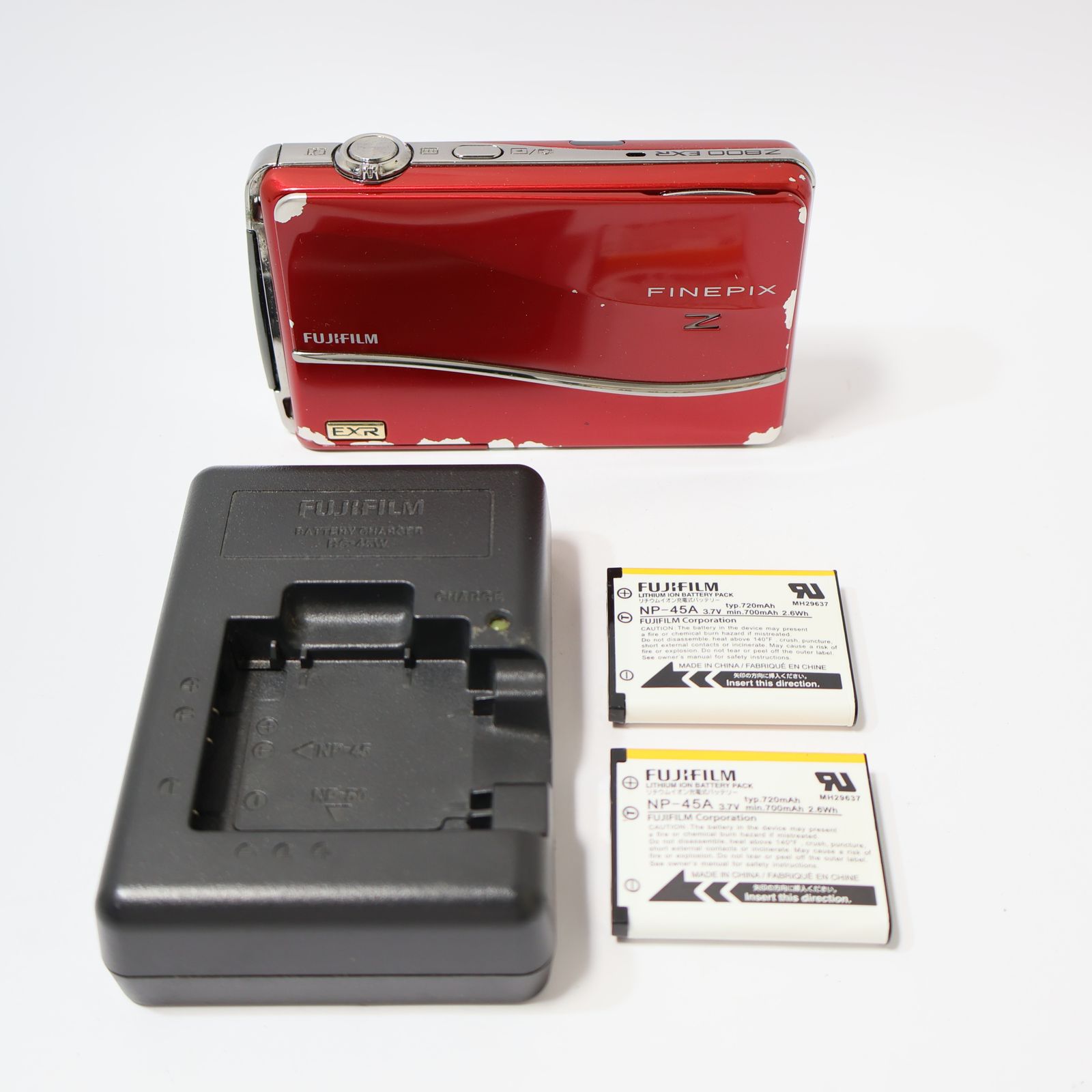 FUJIFILM FINEPIX Z Z800EXR レッド 動作確認済 デジタルカメラ 