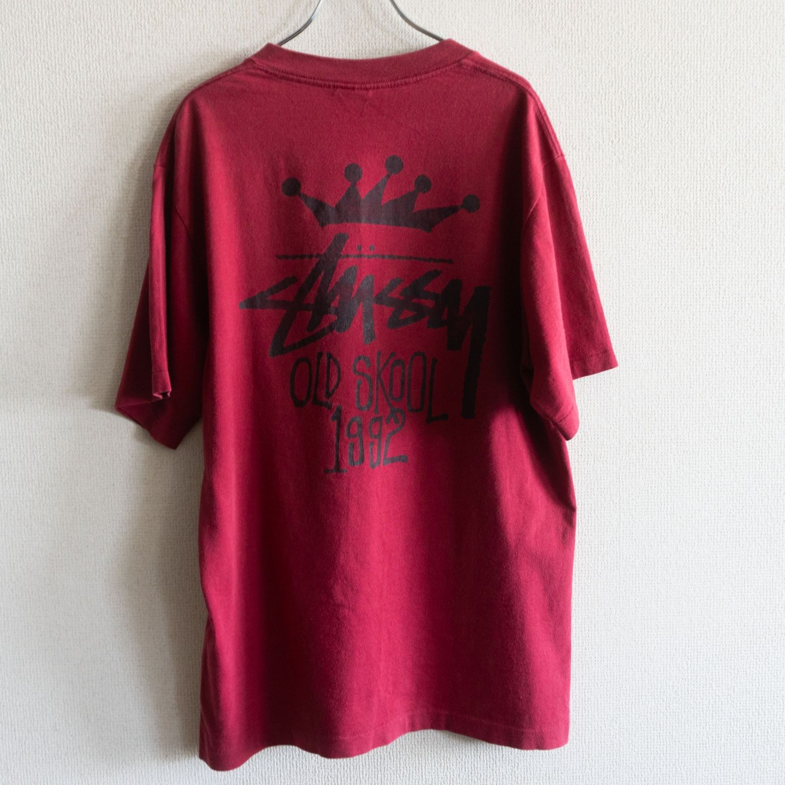 90s/USA製】OLD STUSSY【両面プリント Tシャツ】L ステューシー 
