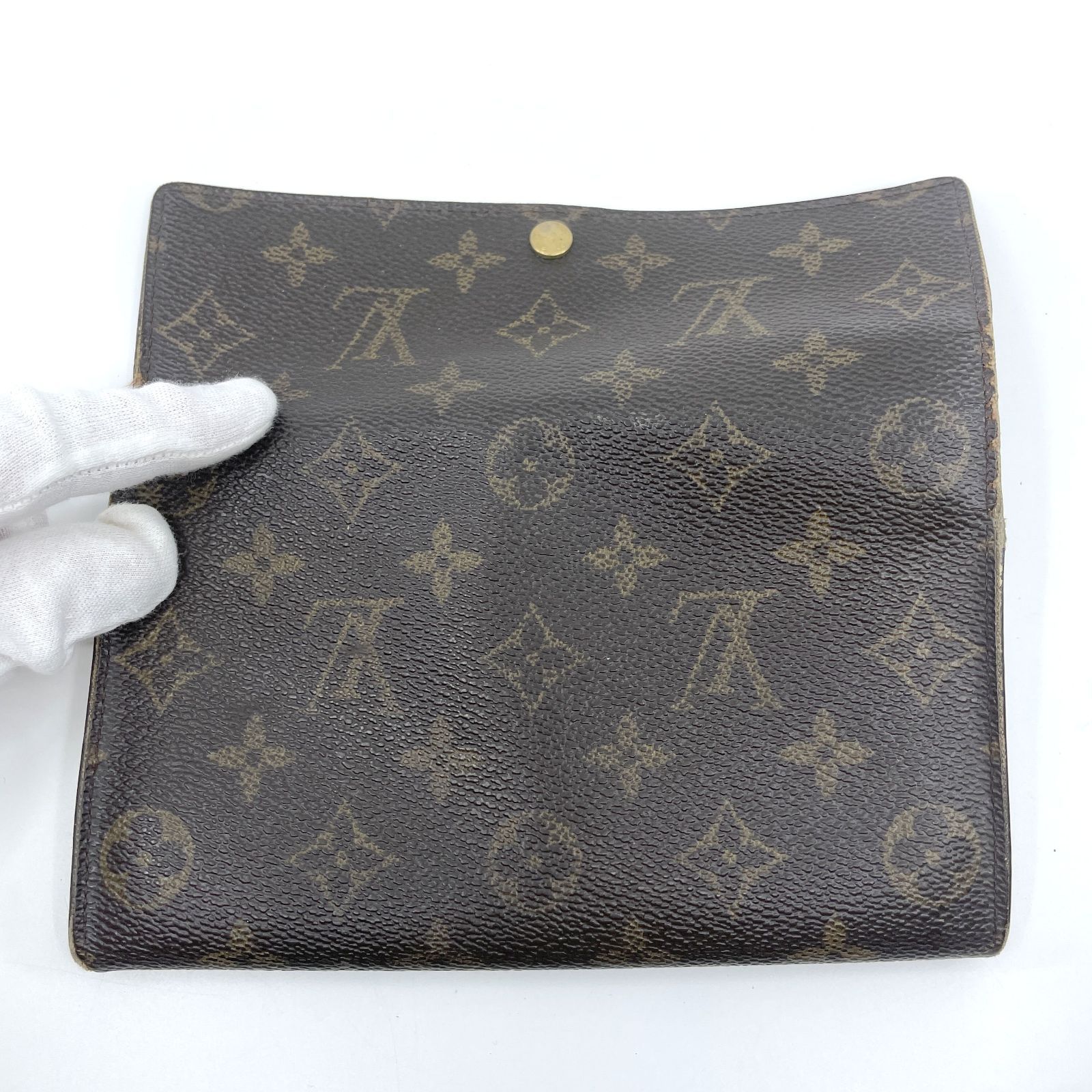 LOUIS VUITTON ルイヴィトン モノグラム M61734 ポルトフォイユ サラ 