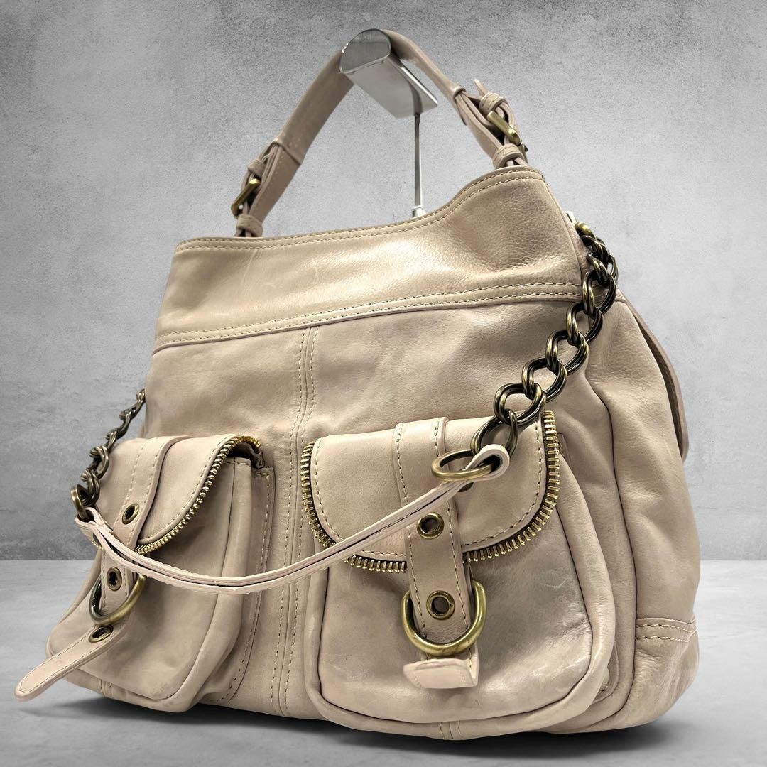 archive y2k leather 2way bag multipocket 2639 - メルカリ