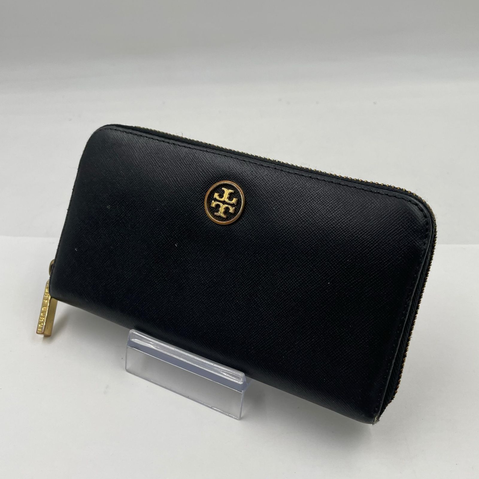 Tory Burch トリーバーチ ラウンドファスナー ロゴ長財布 レディース 