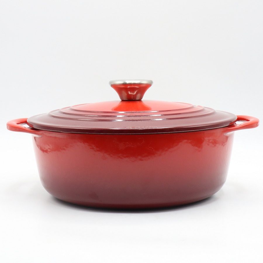 美品】ル・クルーゼ シグニチャー ココット・ジャポネーズ 22cm