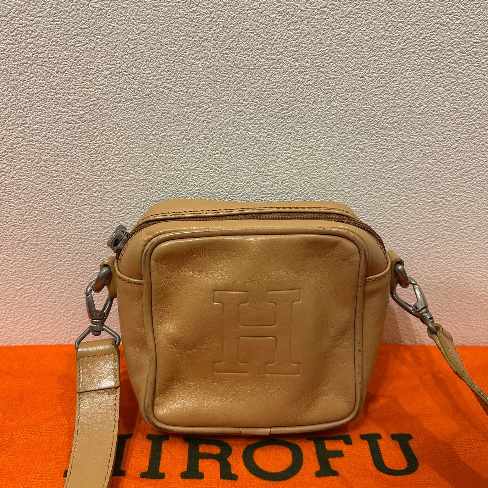 イタリア製 HIROFU ヒロフ レディース ショルダーバッグ ポシェット 