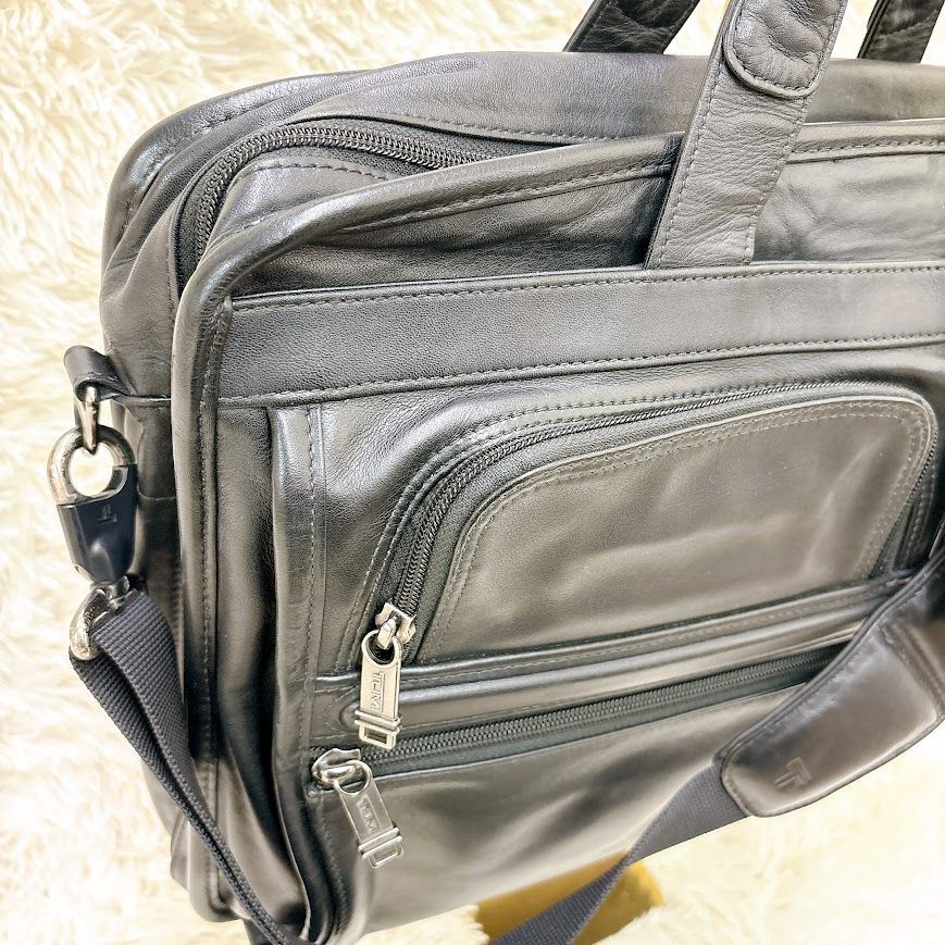 美品】TUMIトゥミ オールレザー ビジネスバッグ ブリーフケース 2way