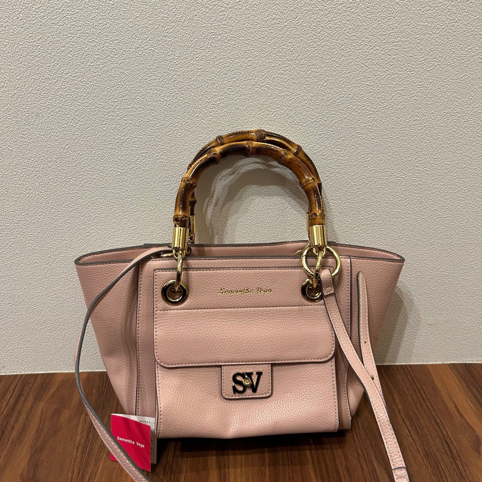 SamanthaVega 可愛いハンドバッグ 2WAY スウィングリボン 2WAY 