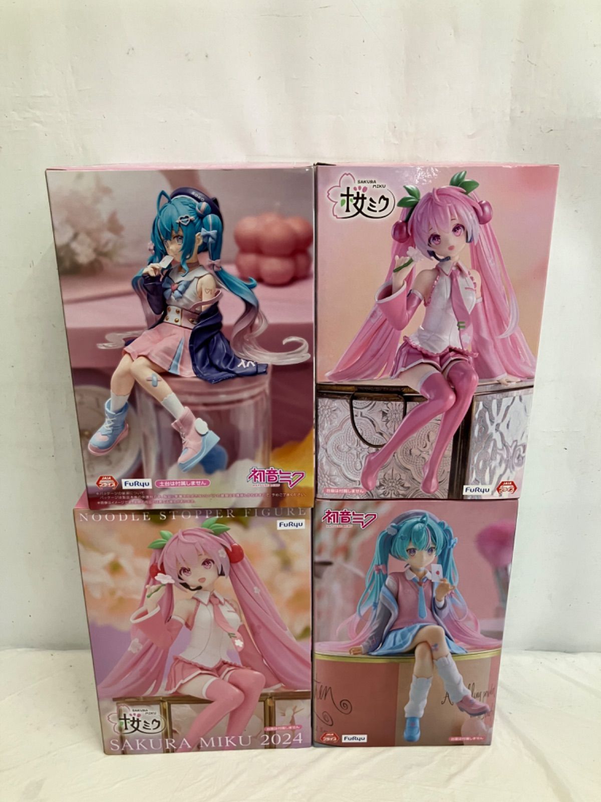 未開封 初音ミク 桜ミク ぬーどるストッパー フィギュア 4種 LF4963