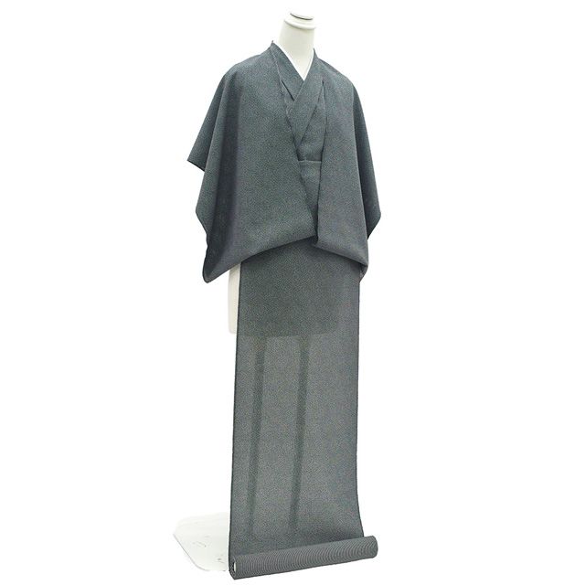 江戸小紋 正絹 夏物 伊勢型 | 絽 反物 着尺 着物 両面染 新古品 江戸 