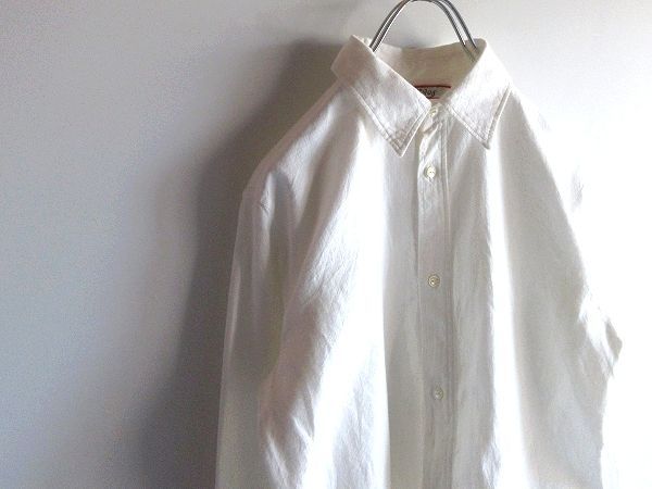 Umii908 45rpm コットン カシュクールデザイン シャツ ブラウス 3 白
