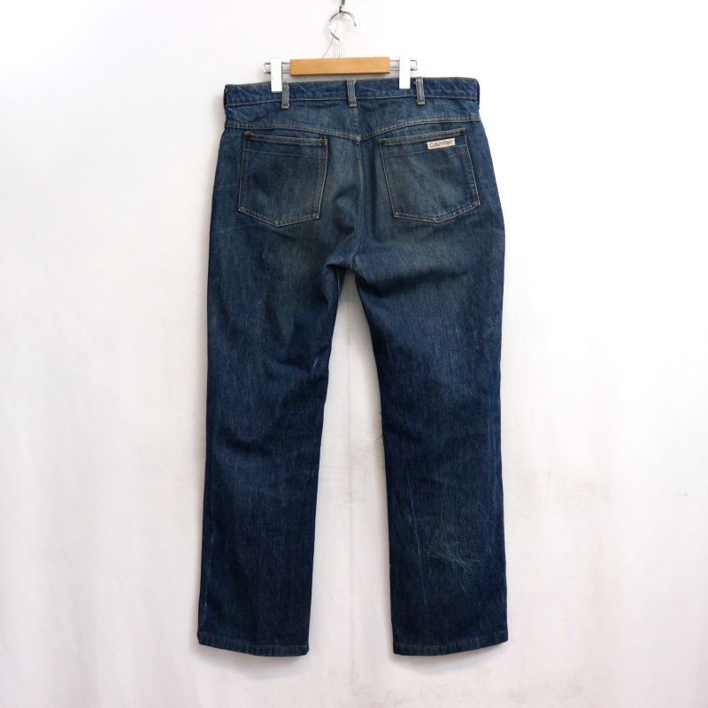 80s USA製 vintage Calvin Klein デニムパンツ メンズ XLサイズ相当 ビッグサイズ オーバーサイズ
