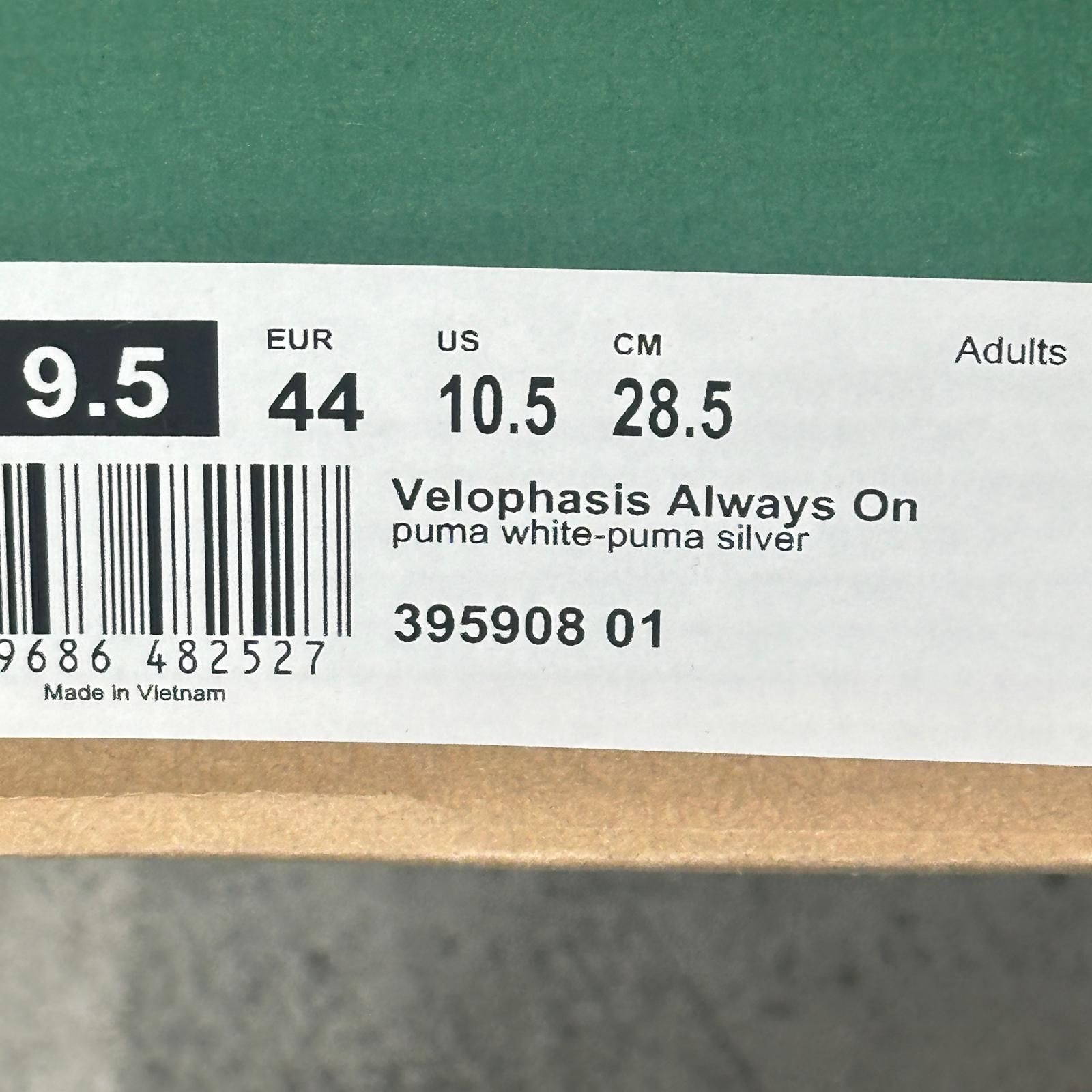 未使用 PUMA VELOPHASIS ALWAYS ON ベロファシス オールウェイズ オン スニーカー プーマ 395908 ホワイト ...